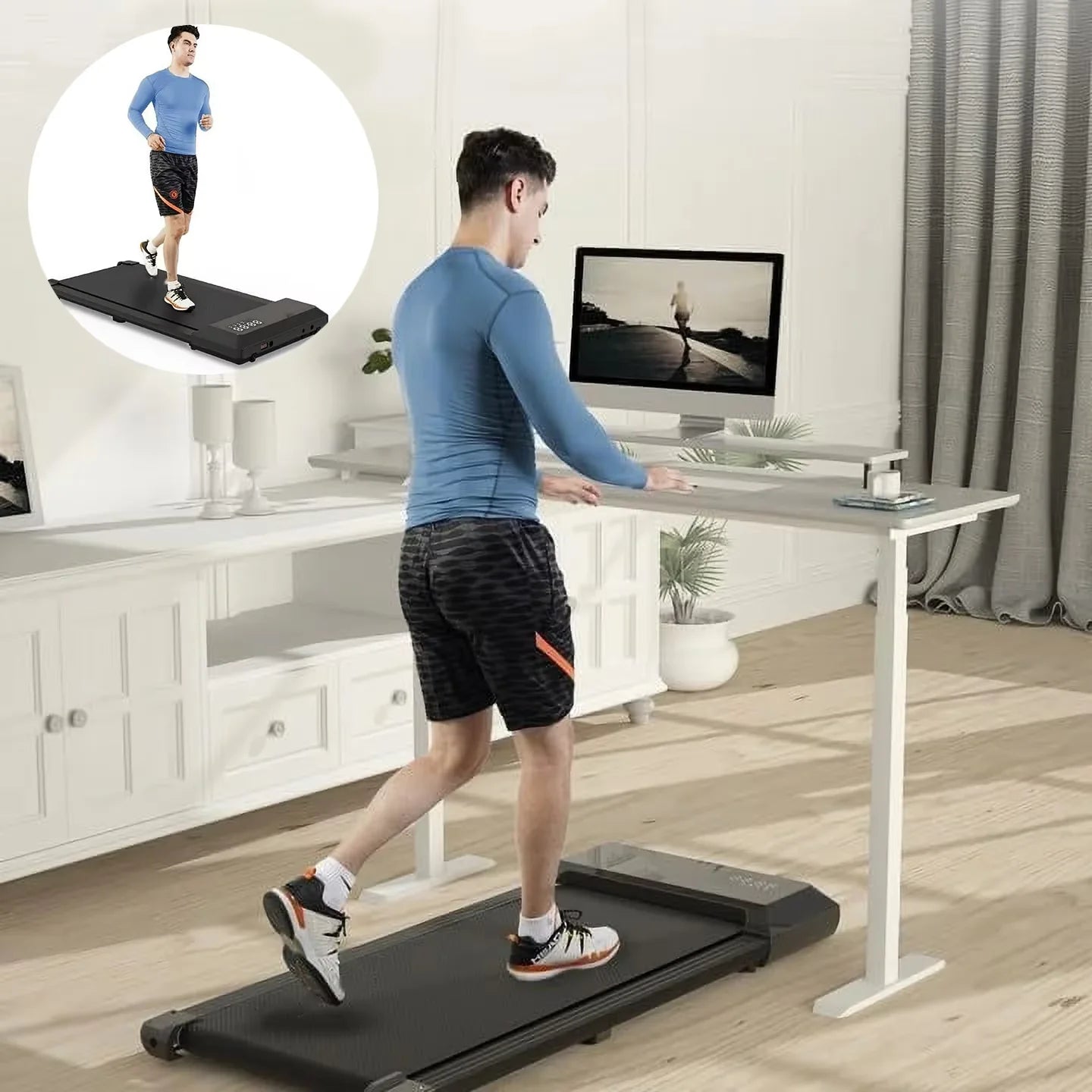 Walking Pad Treadmill  for Home&Office under Desk 